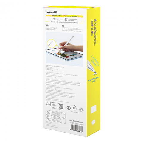 
3in1 „Smooth Writing III“ pasyvus rašiklis – nemagnetinė versija – baltas
