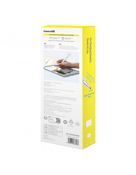 
3in1 „Smooth Writing III“ pasyvus rašiklis – nemagnetinė versija – baltas
