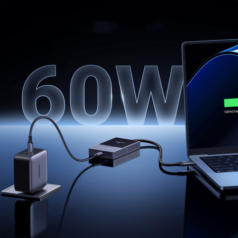 
HDMI belaidis siųstuvas ir imtuvas iki 30 m - juodos ir sidabrinės spalvos
