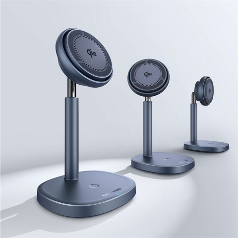 
2 viename „Orbit 2 Pro MagSafe Qi2“ 20 W belaidis įkroviklis su aušinimu – pilkas
