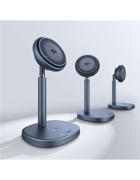 
2 viename „Orbit 2 Pro MagSafe Qi2“ 20 W belaidis įkroviklis su aušinimu – pilkas
