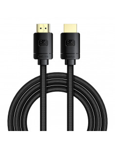 
HDMI didelės raiškos serijos 8K vaizdo kabelis 2 m – juodas
