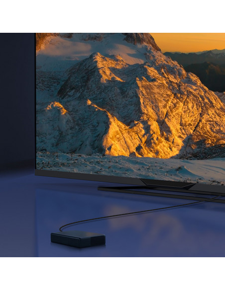 
HDMI didelės raiškos serijos 8K vaizdo kabelis 2 m – juodas
