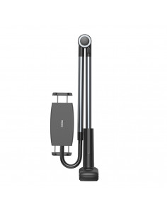 
Otaku telefono laikiklis, reguliuojamas besisukantis planšetinis kompiuteris, tvirtinamas prie stalo - pilkas
