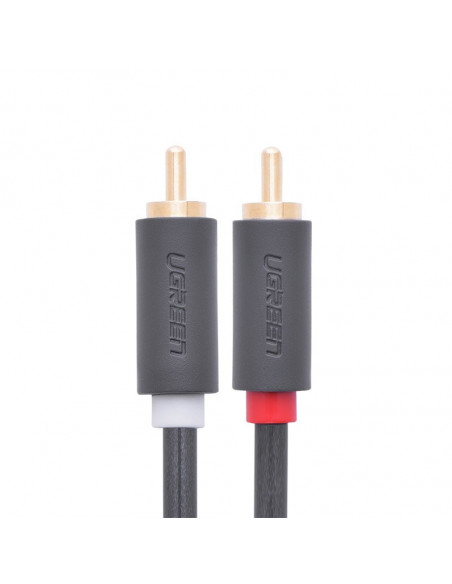 
Garso kabelis 2RCA (kištukas) - 2RCA (kištukas) 2m - pilkas
