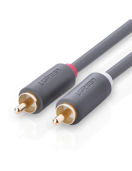 
Garso kabelis 2RCA (kištukas) - 2RCA (kištukas) 2m - pilkas
