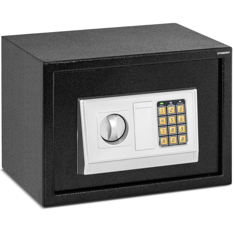 Namų elektroninis seifas kodui ir raktui 35x25x25 cm