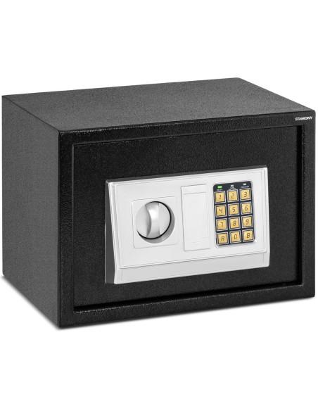 Namų elektroninis seifas kodui ir raktui 35x25x25 cm Namų elektroninis seifas kodui ir raktui 35x25x25 cm