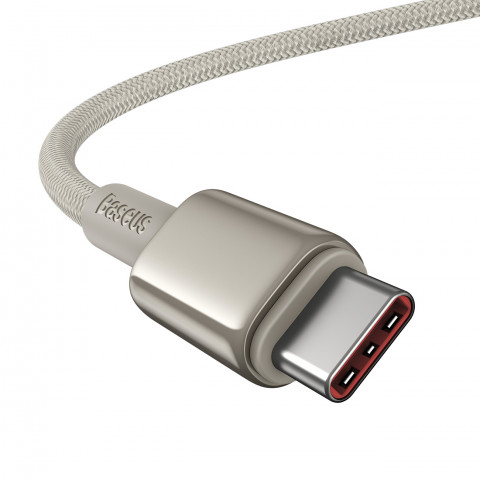 
Volframo aukso USB-C 100W 2m kabelis – auksinis
