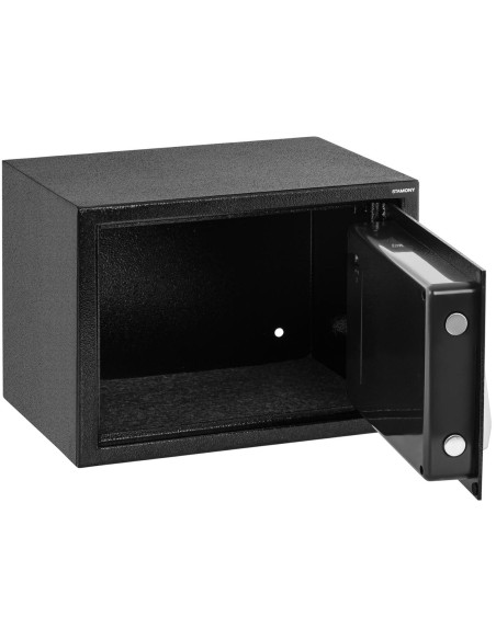 Namų elektroninis seifas kodui ir raktui 35x25x25 cm Namų elektroninis seifas kodui ir raktui 35x25x25 cm