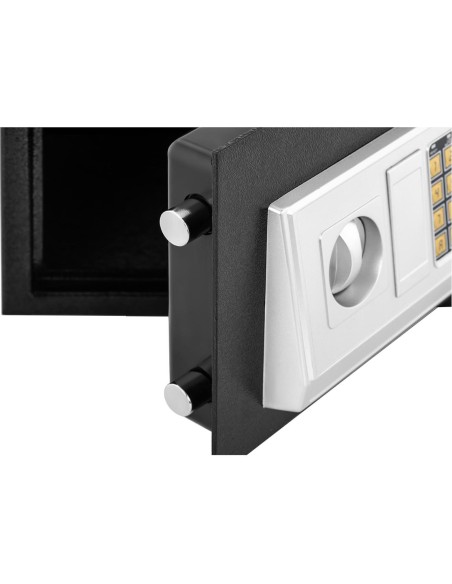Namų elektroninis seifas kodui ir raktui 35x25x25 cm Namų elektroninis seifas kodui ir raktui 35x25x25 cm