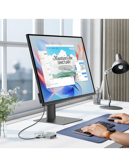 
Mini HDMI kabelis - HDMI 2.1 8K 1 m - pilkas
