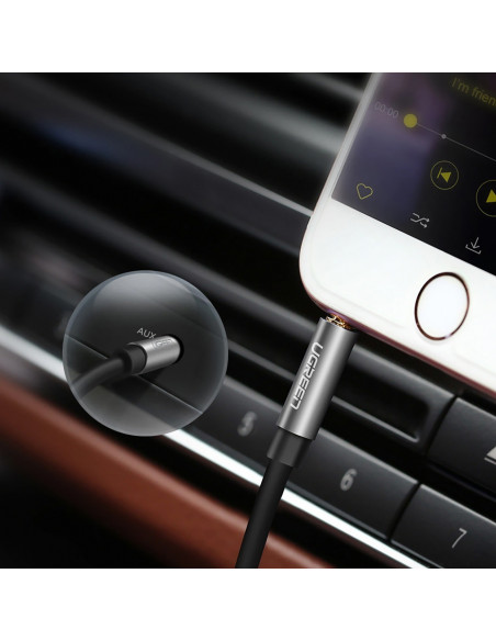 
AUX mini jack garso kabelis 3,5mm 3m - juodas
