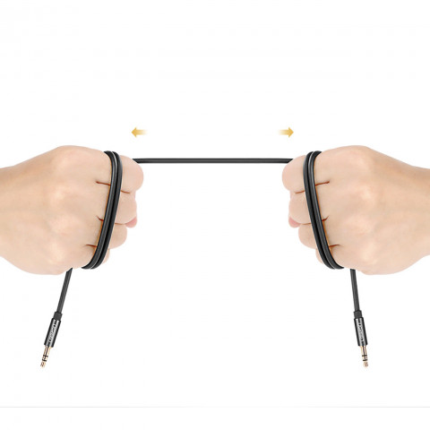 
AUX mini jack garso kabelis 3,5mm 3m - juodas
