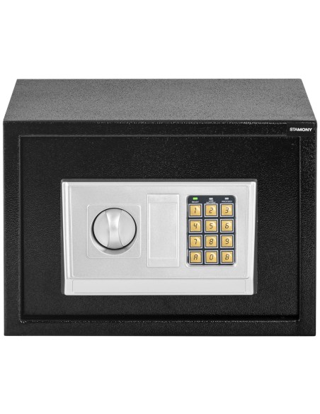 Namų elektroninis seifas kodui ir raktui 35x25x25 cm Namų elektroninis seifas kodui ir raktui 35x25x25 cm