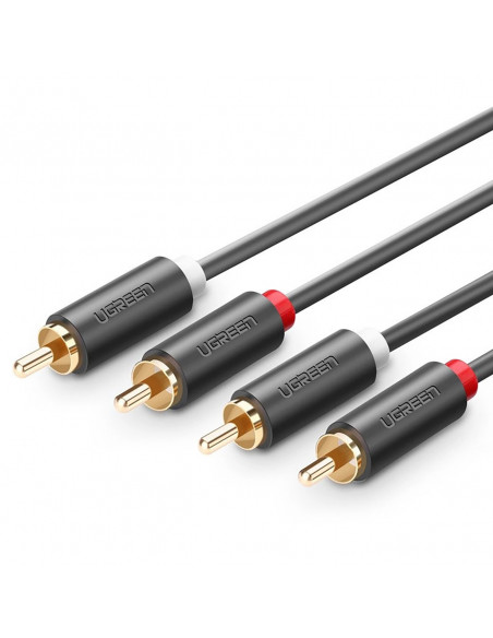 
Garso kabelis 2RCA (vyriškas) 3m - pilkas
