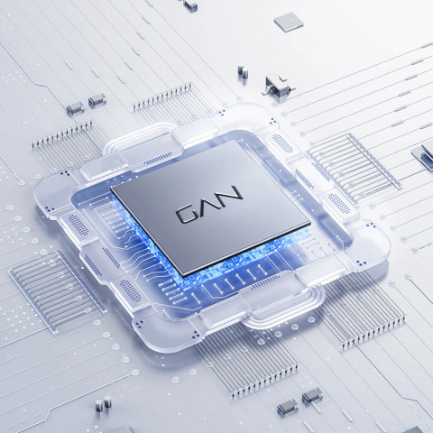 
„GaN“ 30 W USB-A - USB-C sieninis įkroviklis su USB-C laidu - baltas
