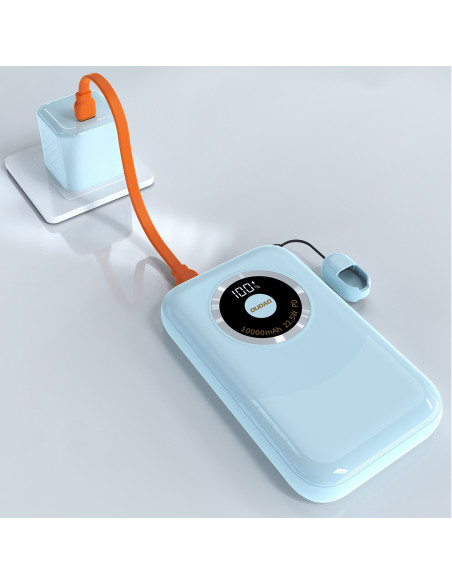 
Įkroviklis K21 Mini 10000mAh 22.5W USB-A / USB-C - mėlynas
