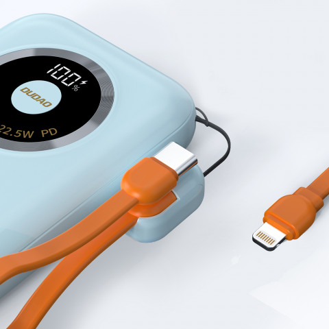 
Įkroviklis K21 Mini 10000mAh 22.5W USB-A / USB-C - mėlynas
