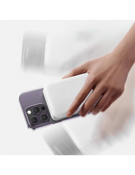 
Nešiojamoji baterija K26S 5000mAh 20W USB-A / USB-C / MagSafe - balta
