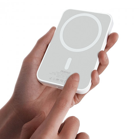 
Nešiojamoji baterija K26S 5000mAh 20W USB-A / USB-C / MagSafe - balta
