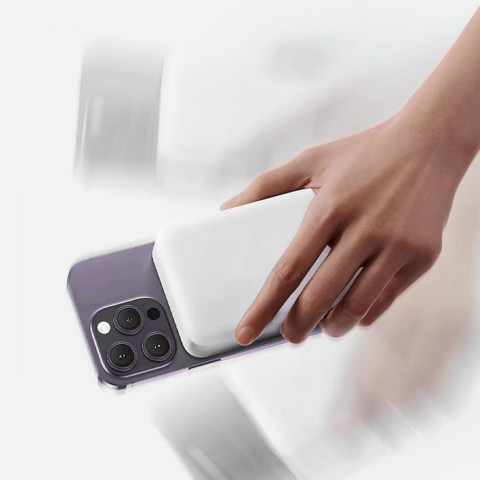 
Nešiojamoji baterija K26 10000mAh 20W USB-A / USB-C / MagSafe - balta
