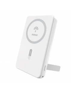 
K14S+ 10000mAh išorinė baterija su 20W stovu USB-A / USB-C / MagSafe - balta
