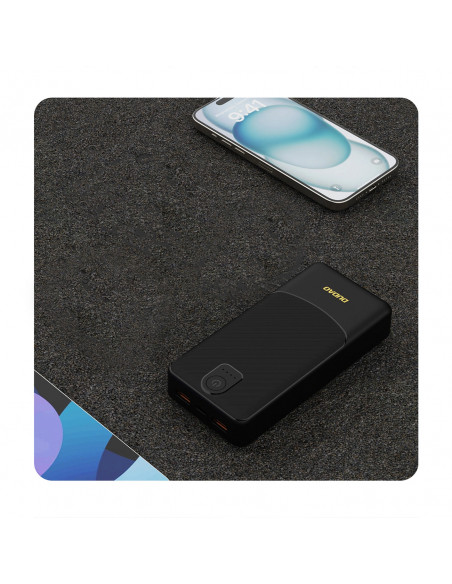 
Išorinė baterija K10Pro 20000mAh 2.4A USB-A - juoda
