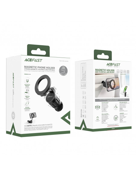 
Magnetinis telefono laikiklis automobiliui – juodas
