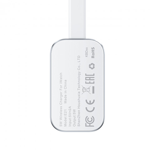 
Belaidis „Apple Watch 5W“ įkroviklis – sidabrinis
