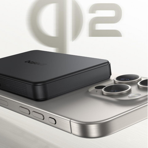 
„Airpow II“ 10000mAh „Qi2 MagSafe“ išorinė baterija, 22,5 W, su USB-C laidu, 20 V, 3 A, 30 cm – juoda
