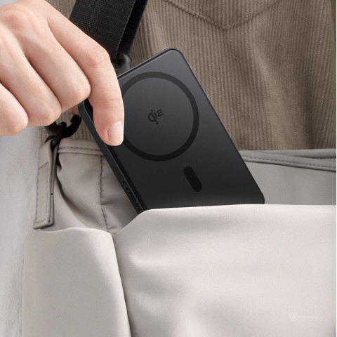 
„Airpow II“ 10000mAh „Qi2 MagSafe“ išorinė baterija, 22,5 W, su USB-C laidu, 20 V, 3 A, 30 cm – juoda
