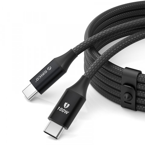 
CDX 100W 5A maitinimo laidas USB-C 1m - juodas
