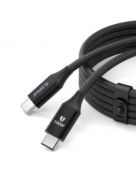
CDX 100W 5A maitinimo laidas USB-C 1m - juodas
