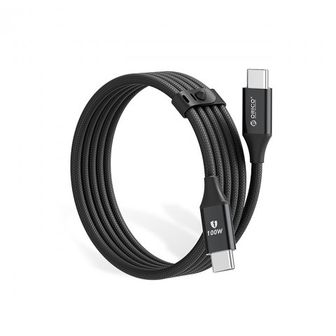 
CDX 100W 5A maitinimo laidas USB-C 1m - juodas
