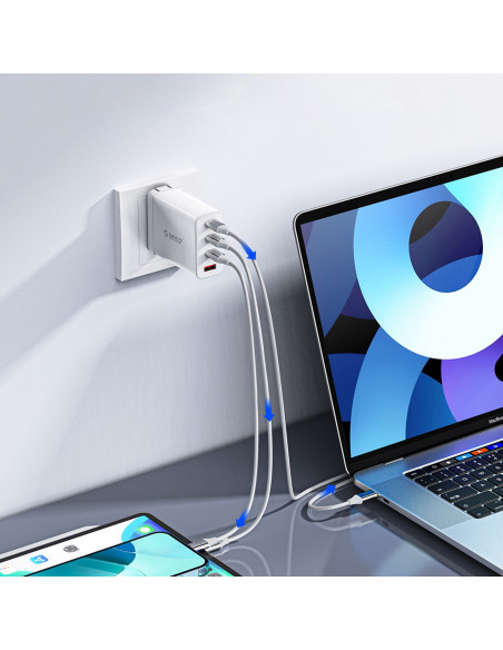 
CDX 100W 5A maitinimo laidas USB-C 1m - baltas
