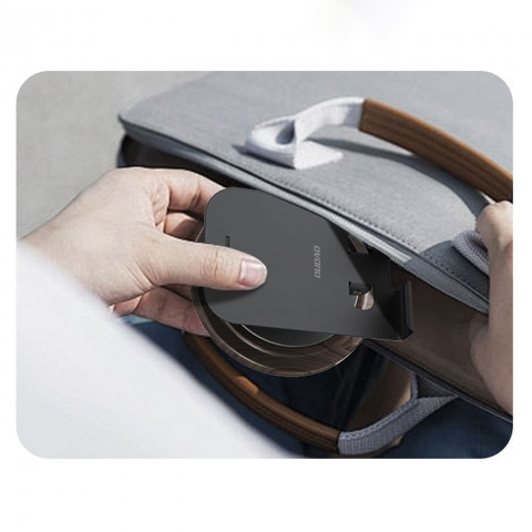 
360 laipsnių metalinis telefono stovas – pilkas
