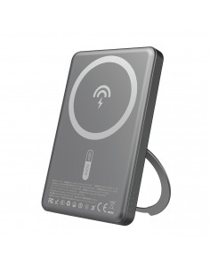 
Išorinė baterija su „MagSafe“ ir stovu 20 W PD 5000 mAh - pilka
