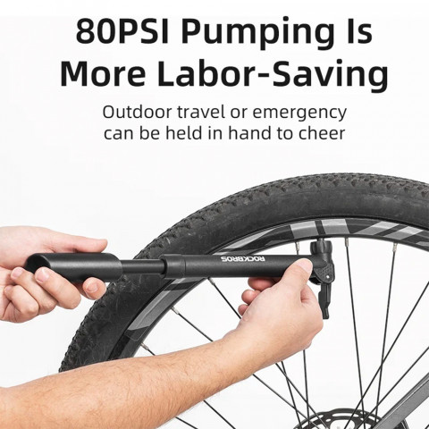 
Rankinis dviračio pompa - juoda
