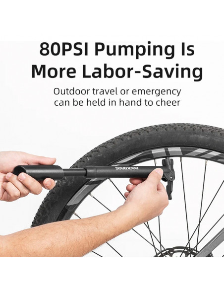 
Rankinis dviračio pompa - juoda
