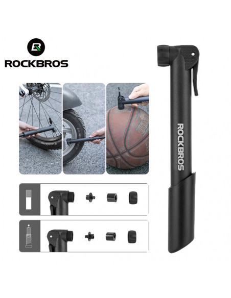 
Rankinis dviračio pompa - juoda
