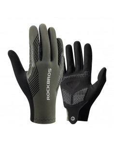 
Amortizuojančios dviračių pirštinės, L dydžio – žalios ir juodos
