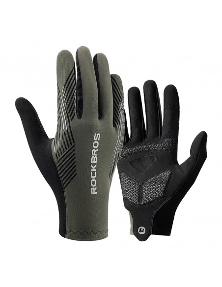 
Amortizuojančios dviračių pirštinės, L dydžio – žalios ir juodos
