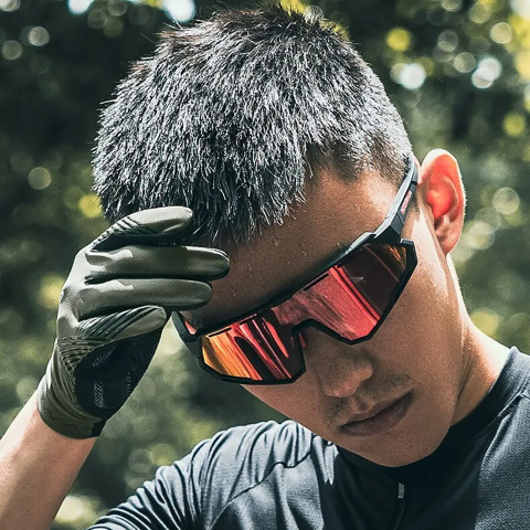 
Amortizuojančios dviračių pirštinės, L dydžio – žalios ir juodos
