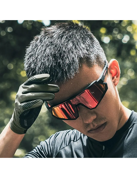 
Amortizuojančios dviračių pirštinės, L dydžio – žalios ir juodos
