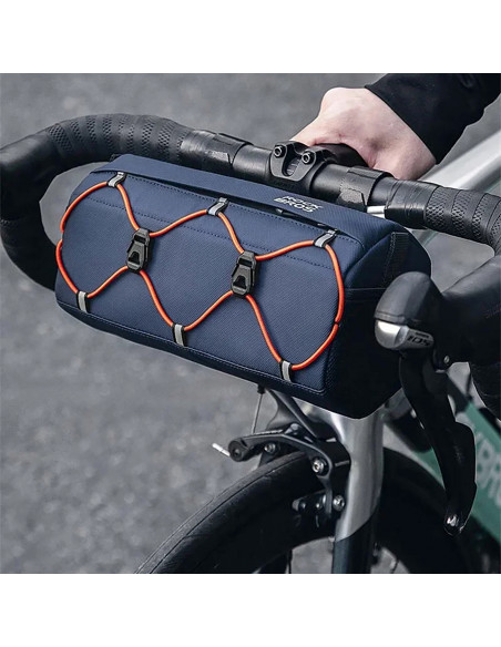 
Ant vairo tvirtinamas dviračio krepšys, 2,2 l – mėlynas
