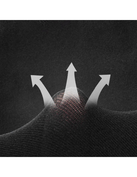 
Dviratininko rankų šildytuvai nuo saulės su UPF50+ filtru, 3 vnt. – juodi
