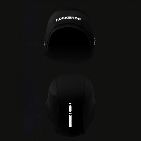 
Dviratininko kepuraitė su išpjovomis akiniams – juoda
