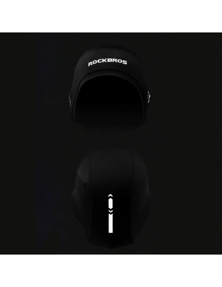 
Dviratininko kepuraitė su išpjovomis akiniams – juoda
