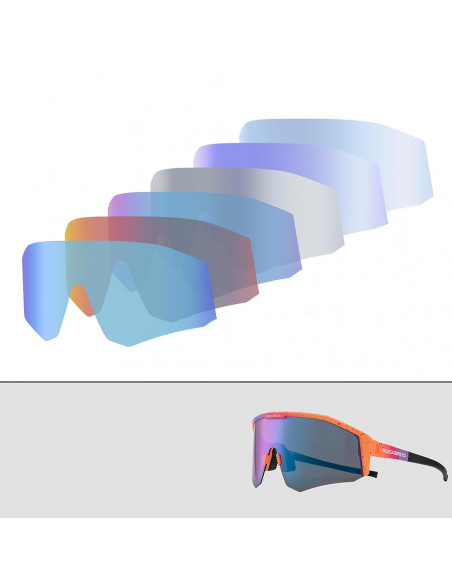 
Poliarizuoti dviratininko akiniai su UV 400 filtru – violetiniai
